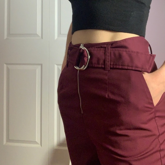 Lavish Alice plum utility pants - uk 8 - Picture 4 of 10